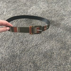 Girls Plaid Belt